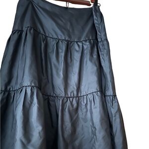 J.McLaughlin black taffeta skirt size 12